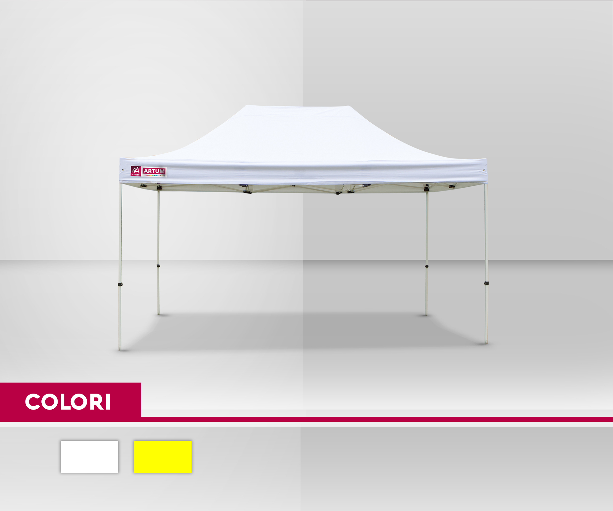 colore Gazebo 3x4-5 acciaio