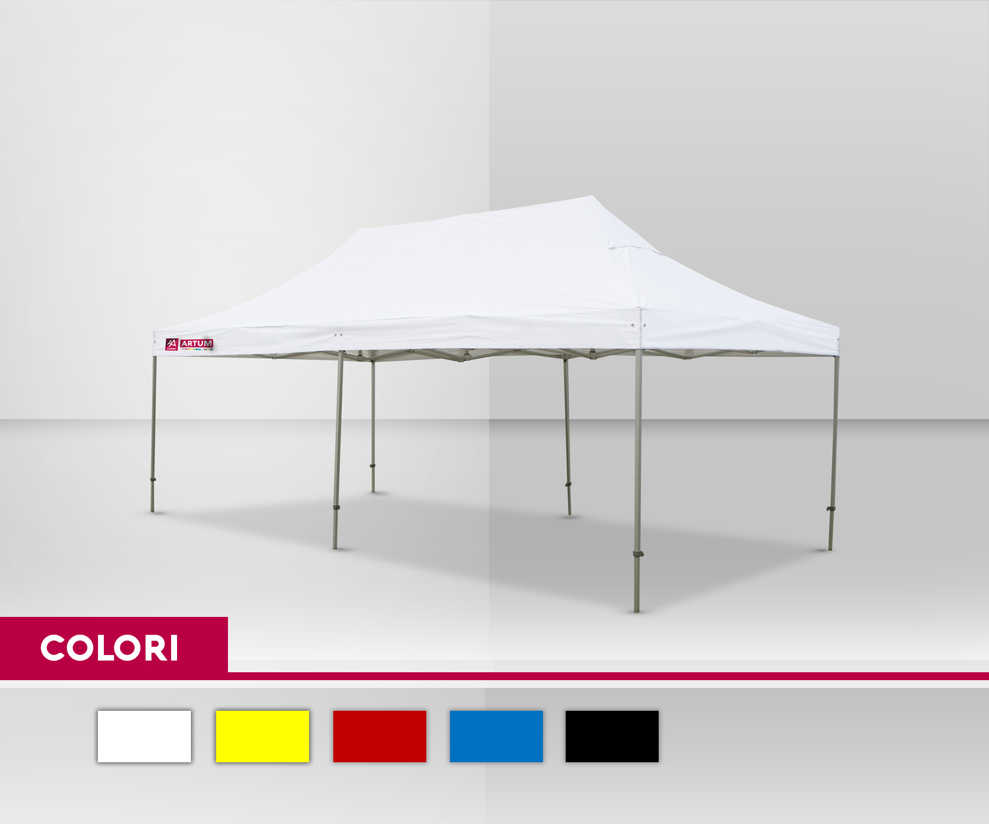 colore-Gazebo-Pieghevole-mt-3x6-Alluminio