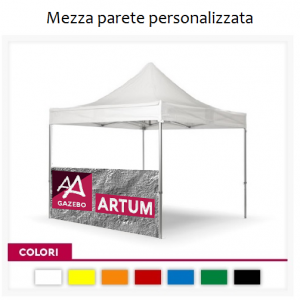 Mezza parete personalizzata